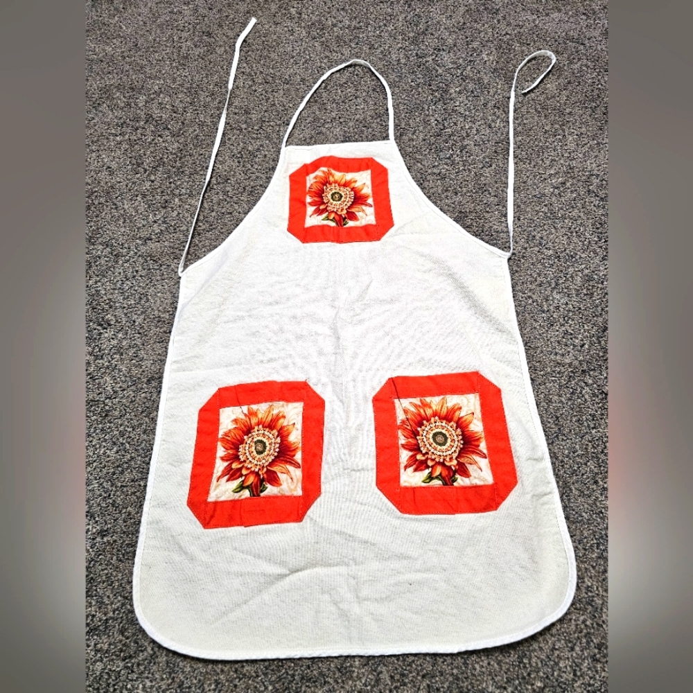 Vintage handmade quilt appliqué apron